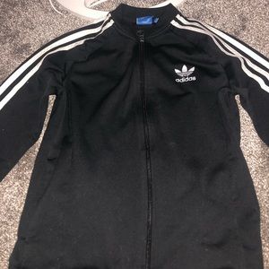 Black and white Adidas Jacket